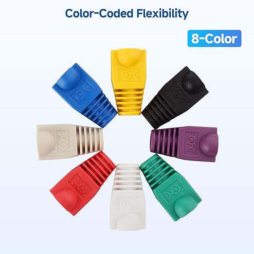 Cable Matters 100-Pack Cat6 / Cat5e RJ45 Strain Relief Boots, RJ45 Boot - Image 6