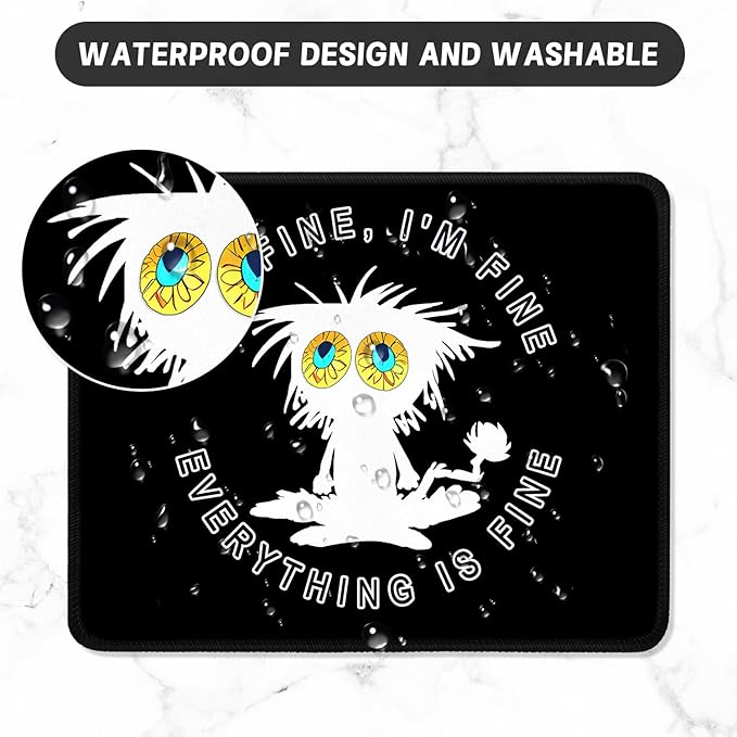 ITNRSIIET Mouse Pad with Stitched Edge Premium Textured Smooth Precise - Image 5