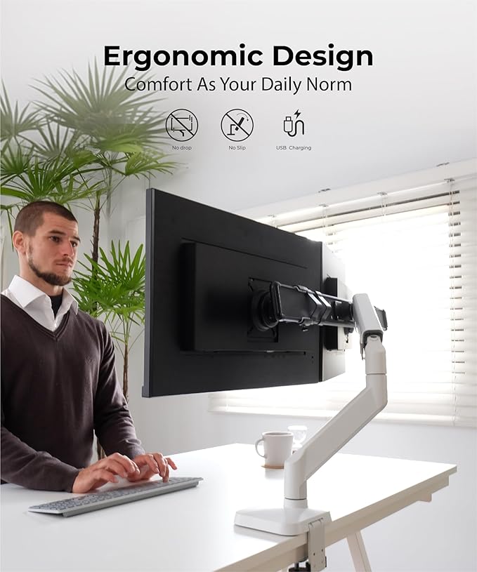 Dual Monitor Arm Desk Mount - Image 3