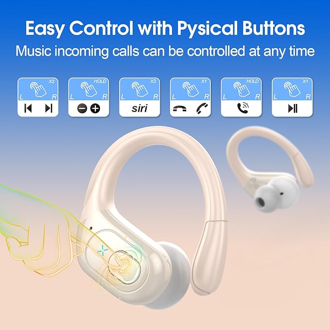 Wireless Earbuds 75hrs Bluetooth 5.4 Headphone Sport, 2025 Bluetooth Earbuds - Image 7