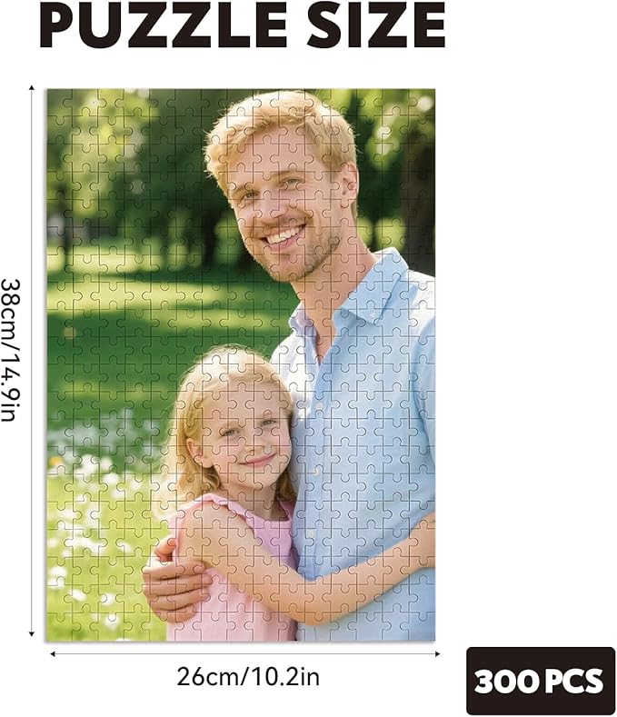 Custom Puzzles from Photos, Personalized Natural Wood Puzzle - Image 2