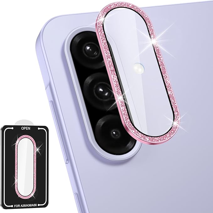 for Samsung Galaxy A26/A36/A56 Camera Lens Protector, Individual Metal Ring by Btscase
