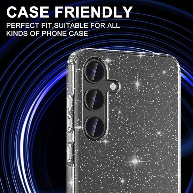 for Samsung Galaxy S25 Camera Lens Protector, Individual Metal Ring Tempered - Image 5