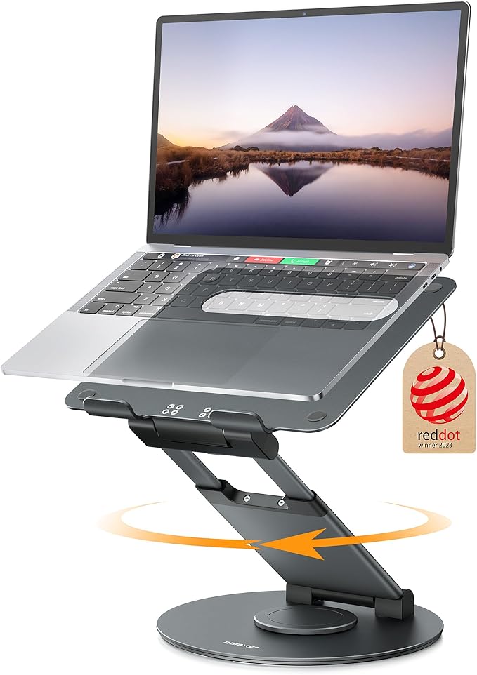 Nulaxy Telescopic 360 Rotating Laptop Stand by Nulaxy