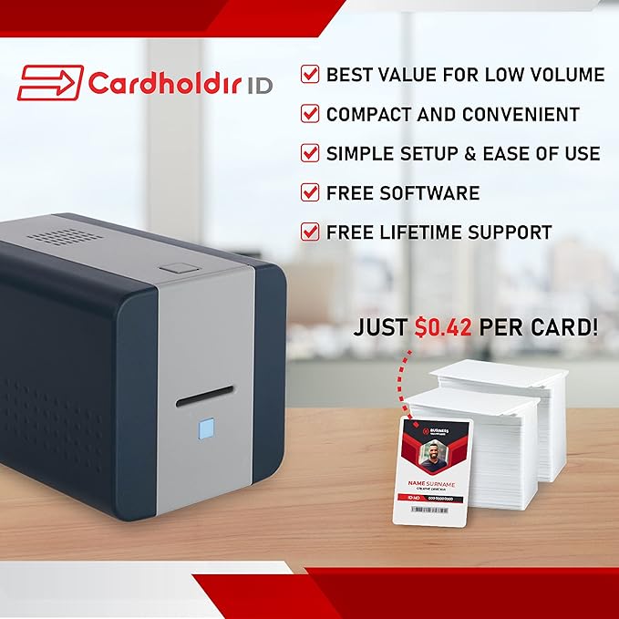 Easy Badges Solid 210 ID Badge Printer | - Image 5