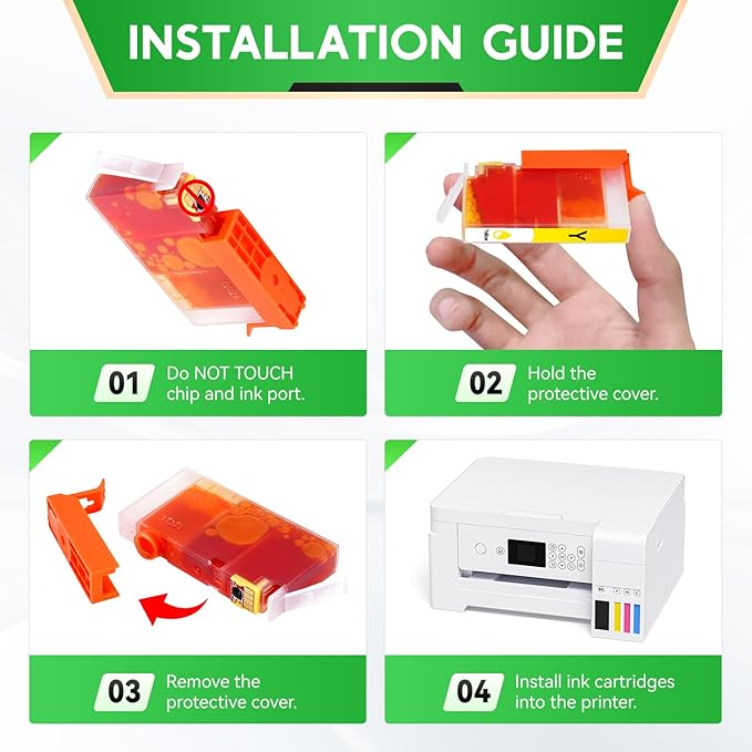 910XL Ink Cartridges Combo 4-Pack High Yield Replacement - Image 4
