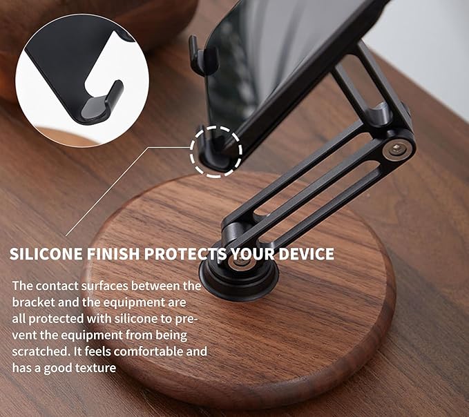 RENMTURE Phone Desk Stand, Adjustable Foldable Cell Phone Stand - Image 5