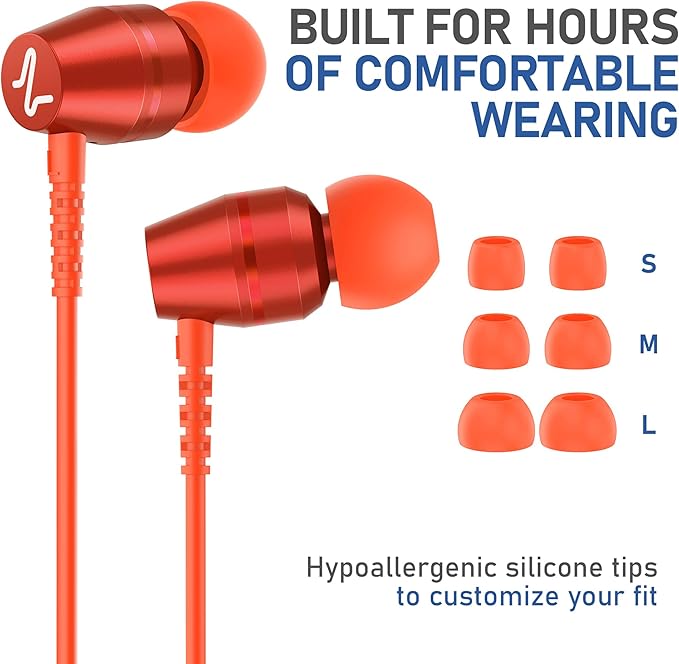LUDOS OMNITONE Wired Earbuds in-Ear Headphones, 5 Year Warranty, Earphones - Image 6