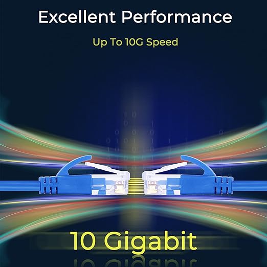 Rapink Cat6a 2ft Ethernet Patch Cables, 10G Support, Cat6a Ethernet Cable - Image 6