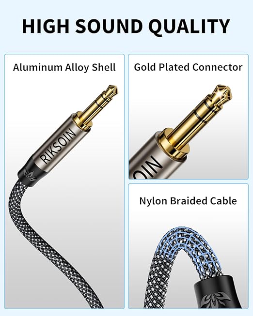 3.5mm Nylon Braided Aux Cable 4FT - Image 3