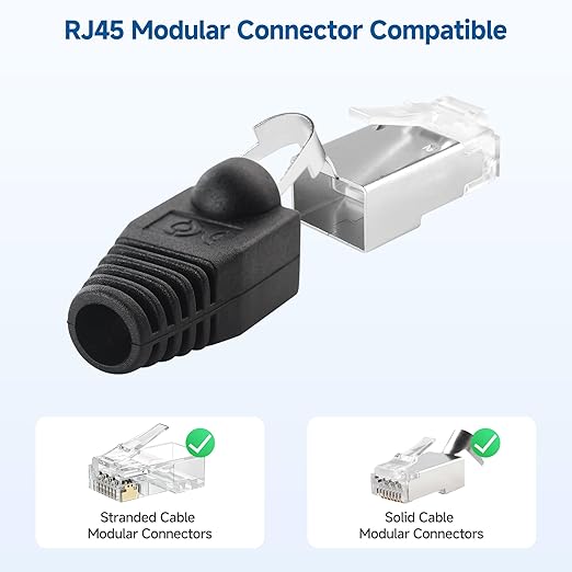 Cable Matters 100-Pack Cat6 / Cat5e RJ45 Strain Relief Boots, RJ45 Boot - Image 4