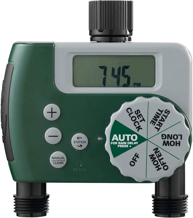 Orbit 58910 2-Outlet Programmable Digital Hose Watering Timer by Orbit