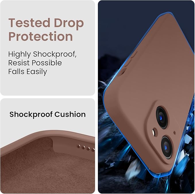 FireNova Designed for iPhone 15 Plus Case, Silicone Case with, Soft - Image 4