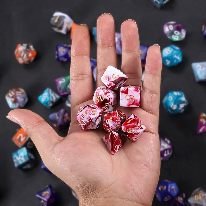QMAY DND Dice Set -D&D Polyhedral Dice - Image 5