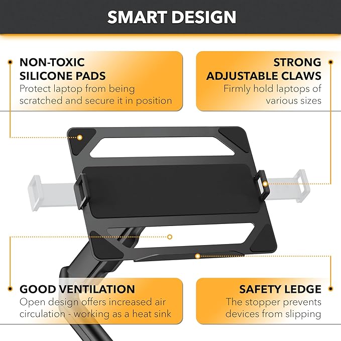 CondoMounts Laptop Wall Mount | Spring-Assisted Arm - Image 2