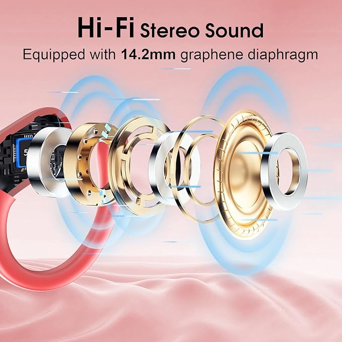 Wireless Earbuds 75hrs Bluetooth 5.4 Headphone Sport, 2025 Bluetooth Earbuds - Image 4