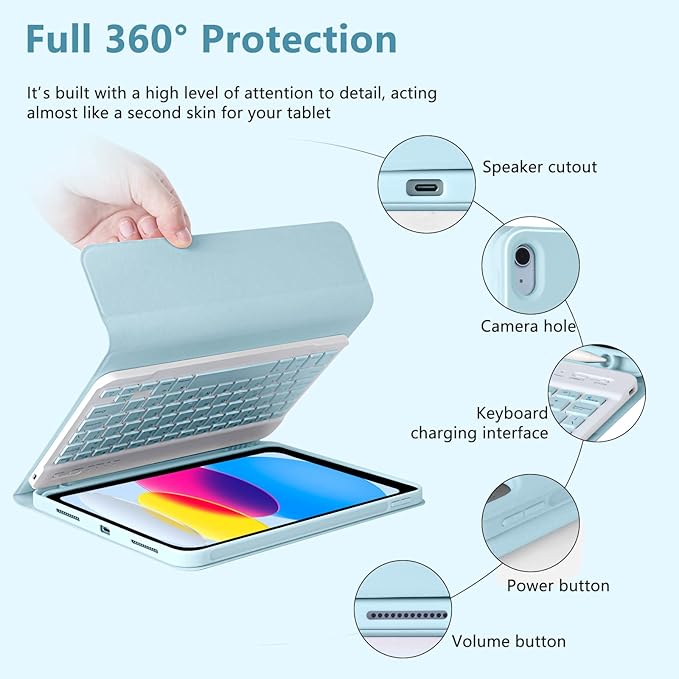 MMK iPad A16 Case, iPad 10th Generation Case - Image 6