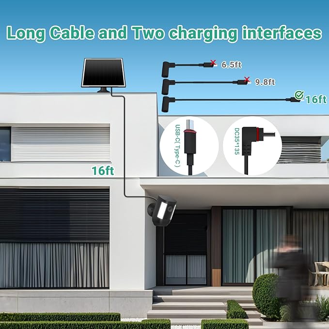 Solar Panel for Ring Camera, 8W High - Image 5