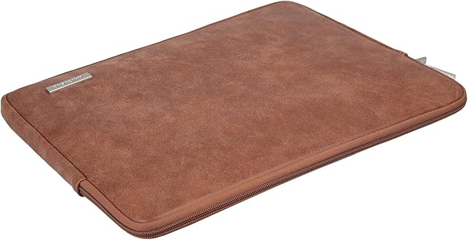 RAINYEAR 13 Inch Laptop Sleeve PU Suede Leather Case Protective Cover Water - Image 4