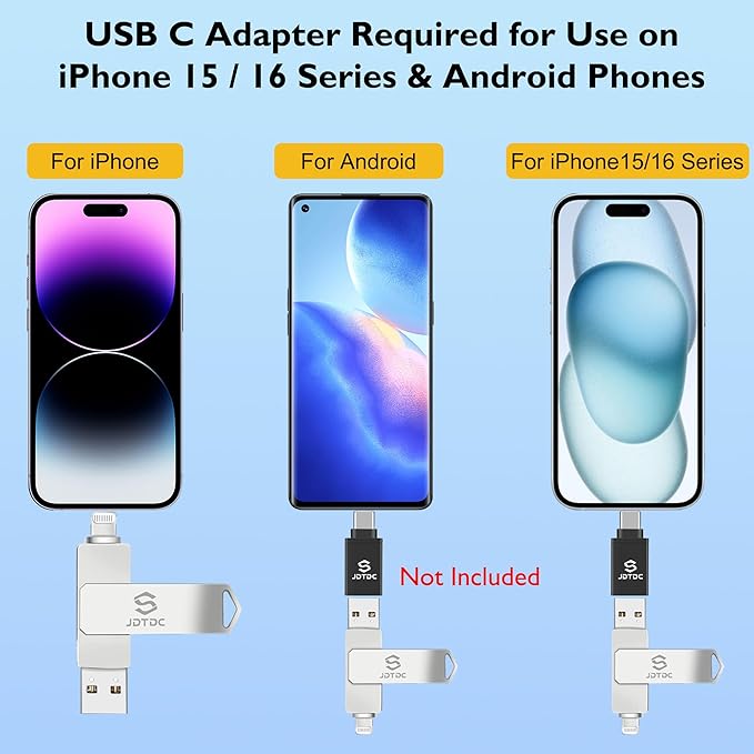 Genuine Apple MFi Certified iPhone USB Flash Drive 256GB - Image 6