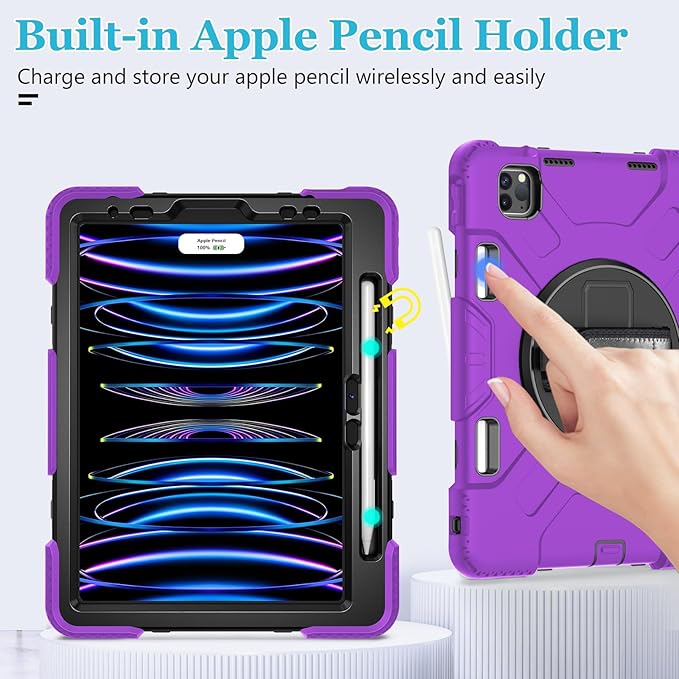 Case for iPad Pro 11 Inch 2022/2021/ 2020/2018: Silicone Cover for iPad 11 Inch - Image 8