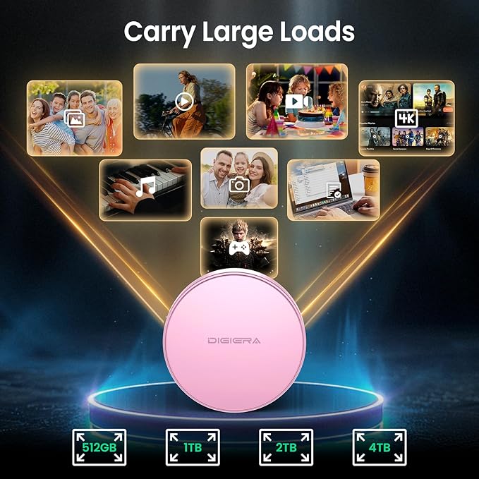 4TB Magnetic Portable SSD, External Solid State Drives - Image 6