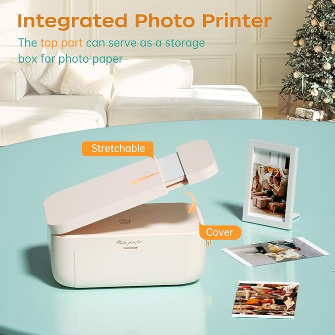 4x6 Photo Printer with 108 Sheets & 2 Ribbons - Image 5