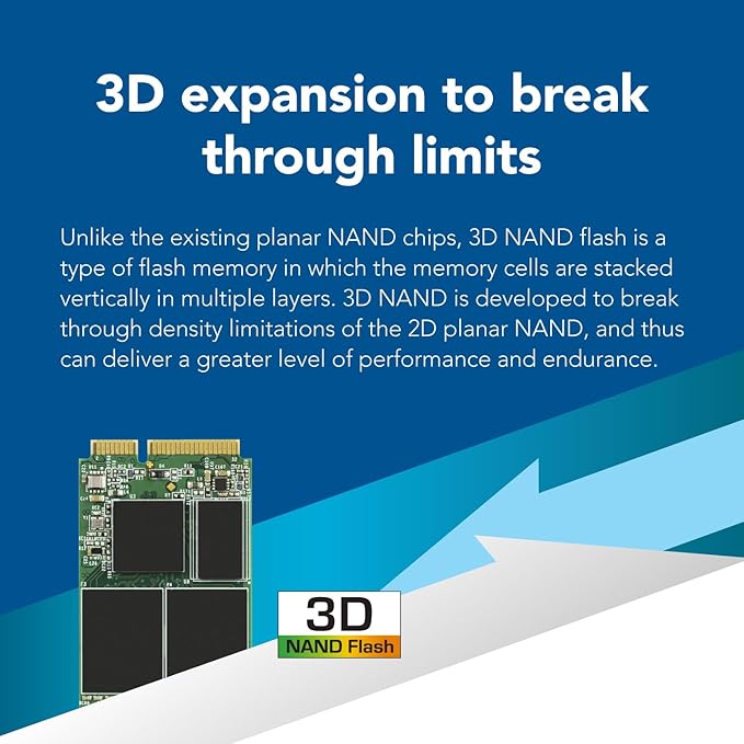 Transcend 256GB mSATA SSD with Dram Cache, Mini SATA III 6G/s Internal Solid - Image 8