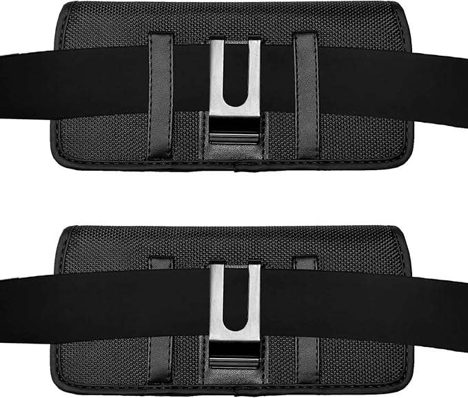 Nylon Cell Phone Holster for Samsung Galaxy A23/A25/A26/S22/S23/S24/S25 Cricket - Image 4
