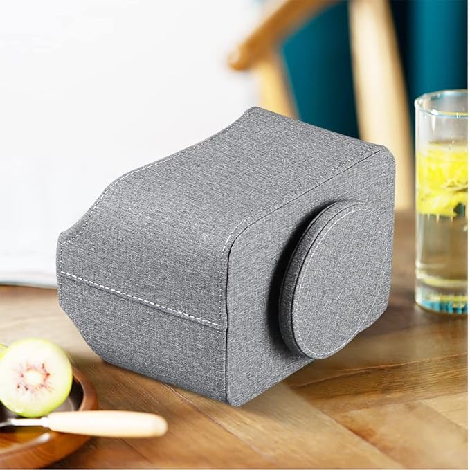 Fanousy 360° Rotating Remote Control Holder, PU Leather TV Remote Caddy - Image 4