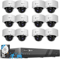 4COVR 16 Channel PoE Security Camera System AI Human/Vehicle Detection by 4COVR