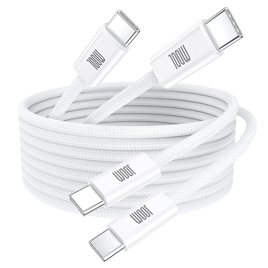 USB C Cable, Braided Type C to Type C Charging Cord by Avatcen