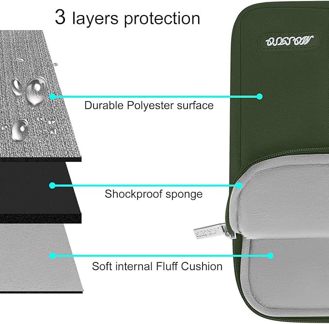 MOSISO Laptop Case 13.3 inch, 13-13.3 inch Laptop Sleeve Compatible - Image 4