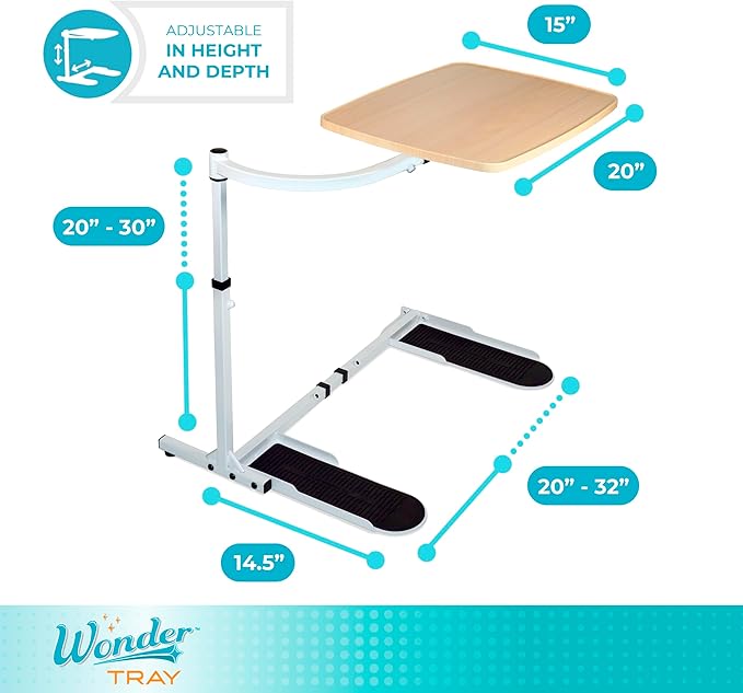 Stander Wonder Tray, Adjustable Swivel Table, Large Laptop Stand, Couch Desk - Image 3