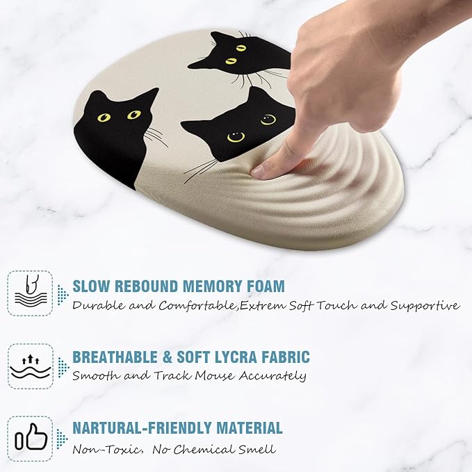 Mouse Pad, Ergonomic Mouse Pad - Image 4