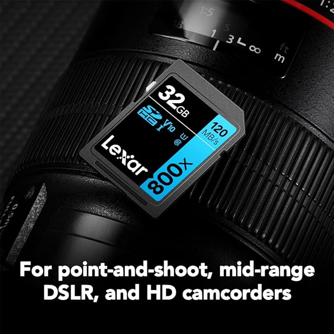 Lexar High-Performance 800x 32GB SDHC UHS-I Memory Cards, Full-HD & 4K Video - Image 5