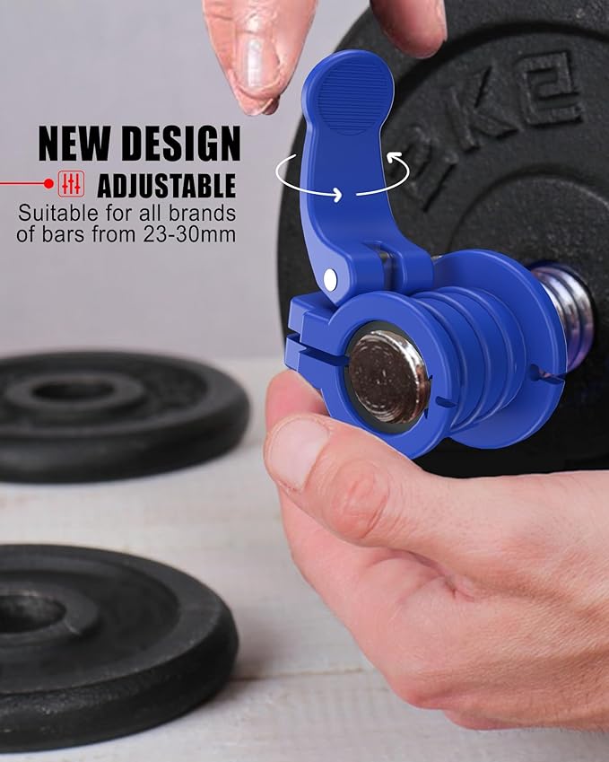 Barbell Clips 1 Inch Quick Release Weight Clamps 0.9-1.18inch Multi-Size - Image 3