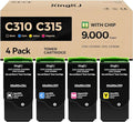 C310 C315 Toner Cartridge Set 4-Pack by KingKJInkToner