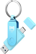 MOSDART 256GB USB3.1 Fast Speed C and A Dual Flash Drive, exFAT Memory Stick by MOSDART