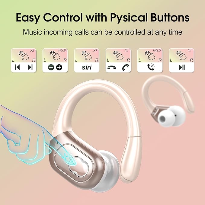 Wireless Earbuds 75hrs Bluetooth 5.4 Headphone Sport, 2025 Bluetooth Earbuds - Image 7