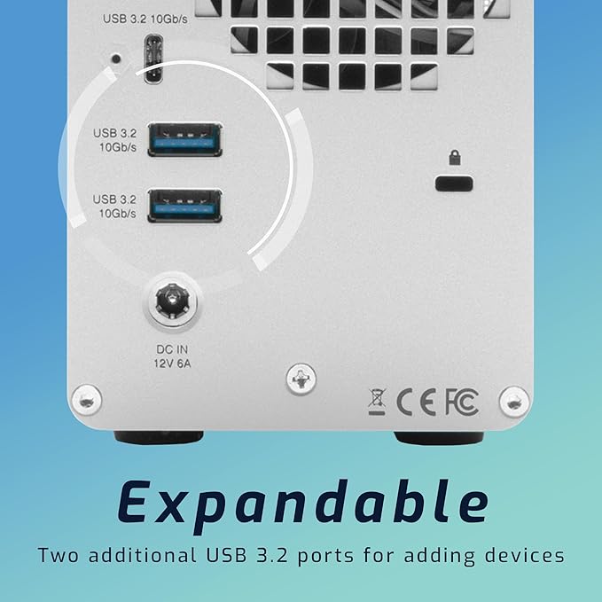 OWC 12TB Mercury Elite Pro Dual USB-C/Thunderbolt 3 External Raid Storage - Image 5