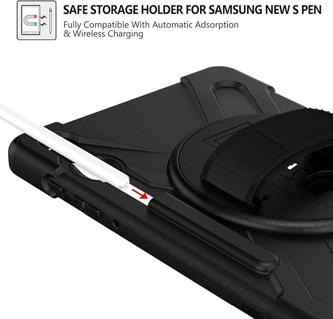 BRAECN for Galaxy Tab S6 Case, Heavy Duty Shockproof Case - Image 3