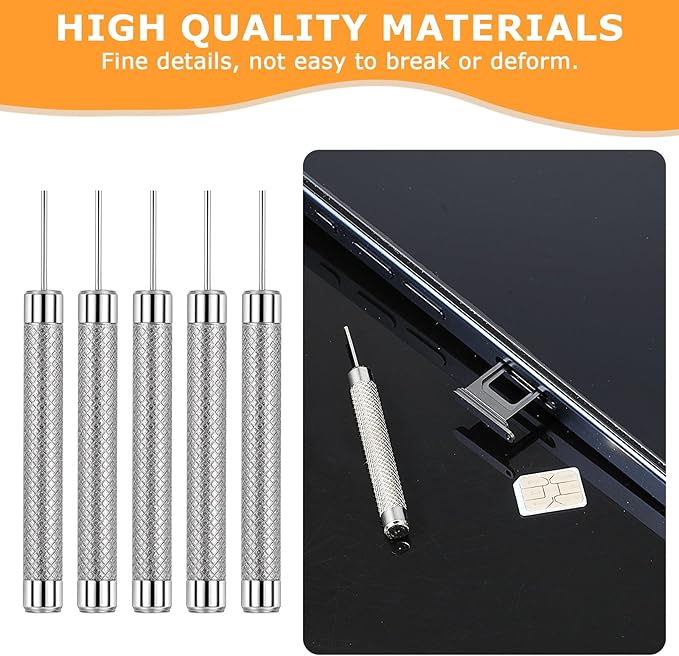 5PCS Sim Card Removal Tool Phone Tray Ejector Tool Sim Card Pin Needle Remover - Image 3