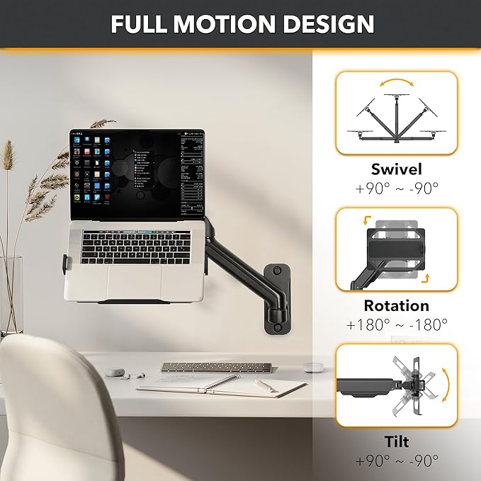CondoMounts Laptop Wall Mount | Spring-Assisted Arm - Image 5