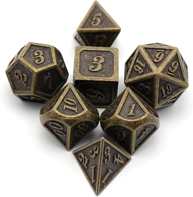Metal Dice Set, HNCCESG Polyhedral D&D Dice - Image 4