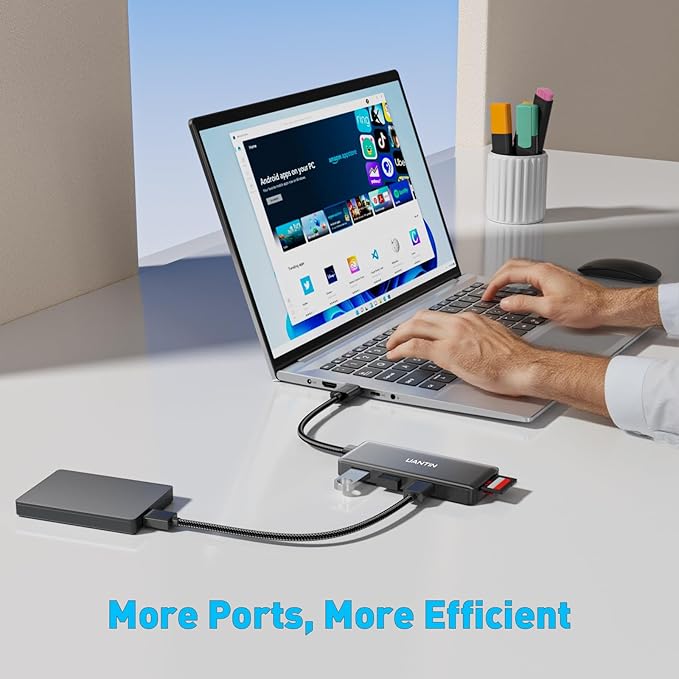 USB Hub for Laptop | 3-Port USBA 3.0 Splitter - Image 7