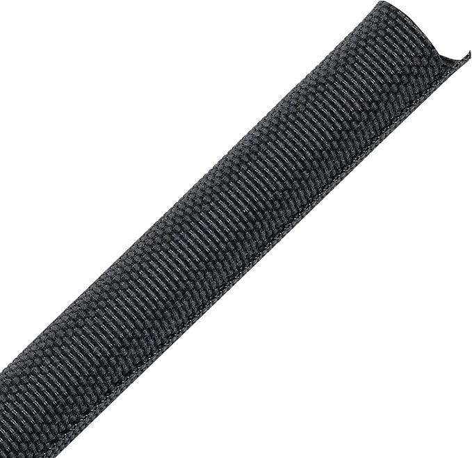 Braided Wire Loom Black Split Sleeving Mesh Woven by Sunnarepoon