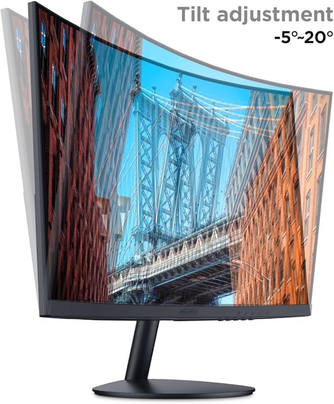KOORUI 27 Inch Curved Monitor FHD 1080P 75Hz Computer Monitors PC Screen - Image 9