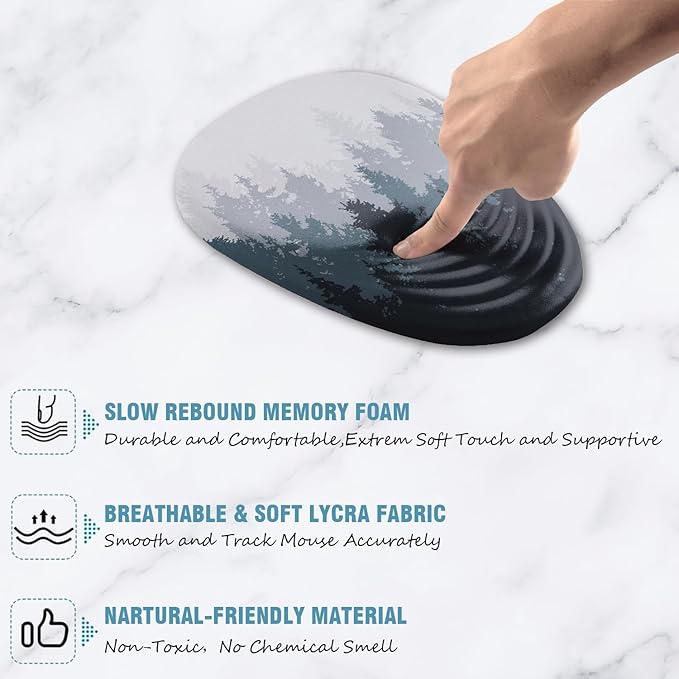 Ergonomic Mouse Pad Wrist Support, Mouse Pad - Image 4