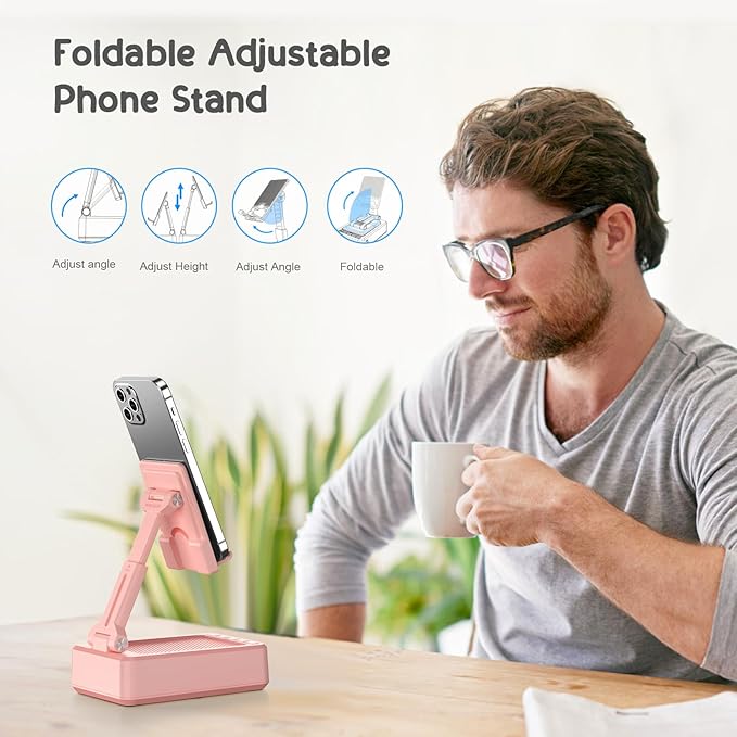 TechGlow Gifts for Men Women Foldable Cellphone Stand - Image 4